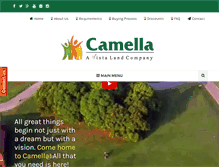 Tablet Screenshot of camellahomesonline.com